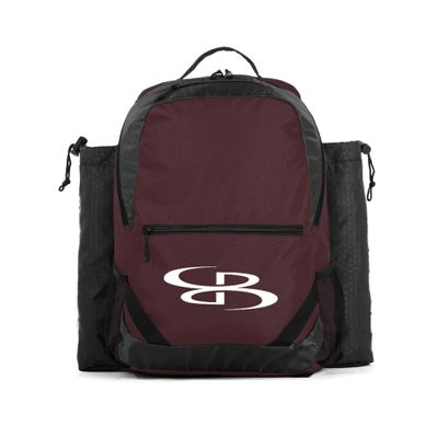 Boombah Gamer Bat Bag Black/Maroon