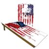 CornholeGamesUSA Handmade Premium Wooden Cornhole Board Set - Skull Series - Handmade in USA, Regulation Size 2'x4', Made of Baltic Birch | Includes 8 Cornhole Bags view 1