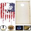 CornholeGamesUSA Handmade Premium Wooden Cornhole Board Set - Skull Series - Handmade in USA, Regulation Size 2'x4', Made of Baltic Birch | Includes 8 Cornhole Bags view 3