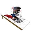 CornholeGamesUSA Handmade Premium Wooden Cornhole Board Set - Skull Series - Handmade in USA, Regulation Size 2'x4', Made of Baltic Birch | Includes 8 Cornhole Bags view 1
