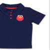 Isaac Mizrahi Loves Sesame Street Gang Elmo Baby Toddler Polo Collared Shirt (24 Months, Navy) view 3
