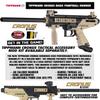 Maddog Tippmann Cronus Basic Paintball Gun Marker and Accessory Starter Package [HPA] |Silver Kit - Marker, 48ci/3000psi Compressed Air Tank, Mask, Hopper, 4+1 Harness, & (4) Pods view 3