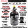 Maddog Tippmann Cronus Basic Paintball Gun Marker and Accessory Starter Package [HPA] |Silver Kit - Marker, 48ci/3000psi Compressed Air Tank, Mask, Hopper, 4+1 Harness, & (4) Pods view 4
