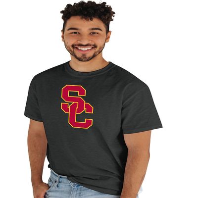Blue 84 Men's USC Trojans T Shirt Dark Heather Icon, Dark Heather, XX-Large