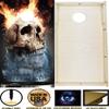 CornholeGamesUSA Handmade Premium Wooden Cornhole Board Set - Skull Series - Handmade in USA, Regulation Size 2'x4', Made of Baltic Birch | Includes 8 Cornhole Bags view 3