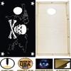 CornholeGamesUSA Handmade Premium Wooden Cornhole Board Set - Skull Series - Handmade in USA, Regulation Size 2'x4', Made of Baltic Birch | Includes 8 Cornhole Bags view 3