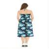 Matchable Couple Hawaiian Luau Butterfly Dress in Orchid Breeze, Women 2XL view 3