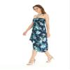 Matchable Couple Hawaiian Luau Butterfly Dress in Orchid Breeze, Women 2XL view 4