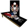 CornholeGamesUSA Handmade Premium Wooden Cornhole Board Set - Skull Series - Handmade in USA, Regulation Size 2'x4', Made of Baltic Birch | Includes 8 Cornhole Bags view 1