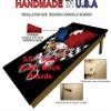 CornholeGamesUSA Handmade Premium Wooden Cornhole Board Set - Skull Series - Handmade in USA, Regulation Size 2'x4', Made of Baltic Birch | Includes 8 Cornhole Bags view 2