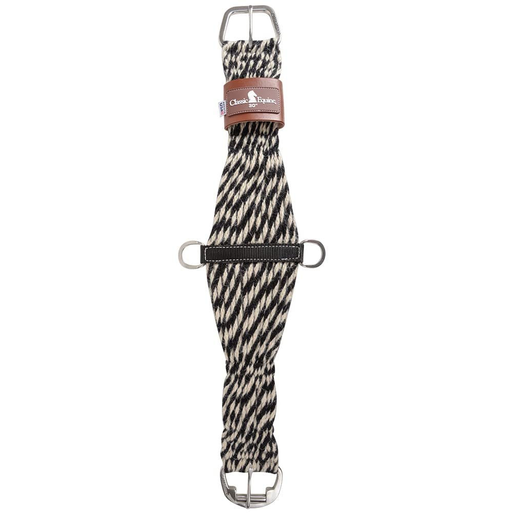 Classic Rope Company Colored Twist 100% Mohair Cinch Natural/Black 32