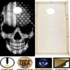 CornholeGamesUSA Handmade Premium Wooden Cornhole Board Set - Skull Series - Handmade in USA, Regulation Size 2'x4', Made of Baltic Birch | Includes 8 Cornhole Bags view 3