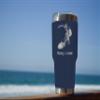 LaserGram 30oz Vacuum Insulated Tumbler Mug, Penguin, Personalized Engraving Included (Navy Blue) view 4
