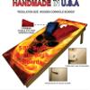 CornholeGamesUSA Handmade Premium Wooden Cornhole Board Set - Skull Series - Handmade in USA, Regulation Size 2'x4', Made of Baltic Birch | Includes 8 Cornhole Bags view 2