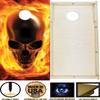 CornholeGamesUSA Handmade Premium Wooden Cornhole Board Set - Skull Series - Handmade in USA, Regulation Size 2'x4', Made of Baltic Birch | Includes 8 Cornhole Bags view 3
