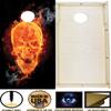 CornholeGamesUSA Handmade Premium Wooden Cornhole Board Set - Skull Series - Handmade in USA, Regulation Size 2'x4', Made of Baltic Birch | Includes 8 Cornhole Bags view 3