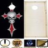 CornholeGamesUSA Handmade Premium Wooden Cornhole Board Set - Skull Series - Handmade in USA, Regulation Size 2'x4', Made of Baltic Birch | Includes 8 Cornhole Bags view 3