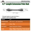 CAMPINGMOON 4.7'' Length Extension Pole Rod for Camping Lantern Z27 view 2