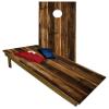 Handmade Premium Wooden Cornhole Board Set - Wood Grain Series - Handmade in USA, Regulation Size 2'x4', Made of Baltic Birch | Includes 8 Cornhole Bags (Style #01598) view 1