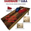 Handmade Premium Wooden Cornhole Board Set - Wood Grain Series - Handmade in USA, Regulation Size 2'x4', Made of Baltic Birch | Includes 8 Cornhole Bags (Style #01598) view 2