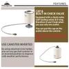 camping moon 2 Outlet Adapter for EN417 Lindal Valve Canister and Device with 23.6-inch Hose Z28-60 view 4
