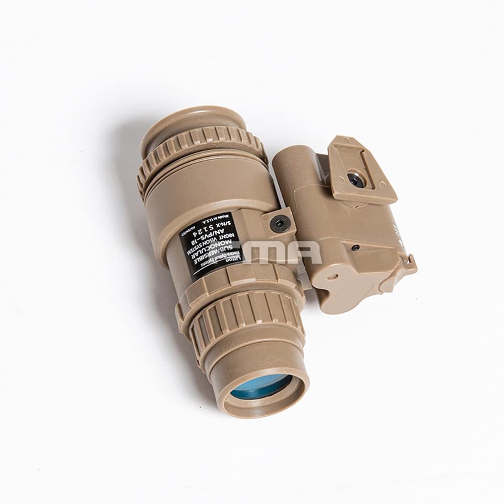 FMA Airsoft Paintball AN/PVS-18 NVG Night Vision Goggles Dummy Model TB388 (Sand)