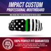 Impact Custom Professional MMA/Boxing/Muay Thai Mouthguard (Thin Green Line Flag) view 2