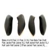 Galaxy Replacement lenses For Oakley Flak Jacket XLJ Sunglasses Polarized Multiple Selection (Nose Pads Black 2 Sizes) view 2