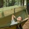 Camping/ Garden Hammock with Mosquito Net Outdoor Furniture 1-2 Person Portable Hanging Bed Strength Parachute Fabric Hanging Bed Hunting Sleeping Swing view 4