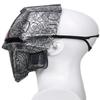 zhd Sith Acolyte Mask Thick Latex Helmet The Old Revan Cosplay Costume (Dark Gray Red), Medium, Silver view 4