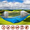 Camping Hammock with Mosquito Net Pop-Up Light Portable Outdoor Parachute Anti-Rollover Hammocks Swing Sleeping Hammock Camping Stuff view 2