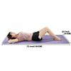 Women's home yoga mat thick fitness exercise mat travel yoga mat non-slip (blue) view 3