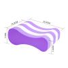 NEAGLORY Swimming Pull Float, Soft Swimming Float Kickboard, EVA 5-Layer Pull Buoy Leg Float, Pool Training Aid, Legs and HIPS Support for Adults, Kids, and Beginners, Purple view 3