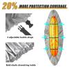 Frelaxy 420D Kayak Cover, Heavy Duty Waterproof UV Resistant Kayak Covers for Outdoor Storage, Ultra Strong Canoe Storage Dust Cover, Great for Indoor & Outdoor 9.8-13.5ft view 3