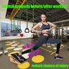 Slant Board for Calf Stretching Wooden Calf Stretcher Incline Board Adjustable Calf Stretch Board for Squats Knees Ankle view 2