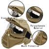 Tactical Mask Airsoft Masks, for Airsoft BB Hunting, CS Game Full Face Tactical Gear, Impact Resistant with Goggles, Motocross Skiing Outdoor Activities view 4