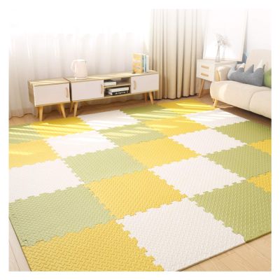 ALGFree Soft Foam EVA Kids Floor Mat Jigsaw Tiles Interlocking Childrens Floor Garden Play Mats Gym Mat SetMulti-Color (Color : A, Size : 60x60x2.5cm-6pcs)