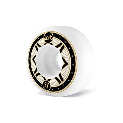 Jart Unisex_Adult Astral 51mm 102a Wheels Pack, White (White), one Size
