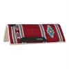 Reinsman Circle Y Diamond R Saddle Pads, Square Fleece Pony Pad-Red (106-BB7-RDF) view 1