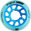Atom Skates Poison Savant Skate Wheels Blue 1 Pack - 4 Wheels / 59mm x 38mm view 1