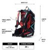 USWE Hajker 30L, Hiking Backpack, Adventure Daypack with Waterproof Rolltop, for Bike, Speed Hiking, Mountaineering, for Men and Women, Black view 4