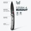 Benchmade - Bugout Outdoor EDC Folding Knife, Slim, Lightweight, Drop-Point Blade, Aluminum Handle (535BK-4) view 2