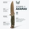Benchmade - Fixed Adamas Tactical Knife, Drop-Point Blade with Flat Earth Paracord Handle (375FE-1) view 2