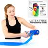 Resistance Band for Working Out | Super Exercise Bands 8,16,24 Yard Bulk Rolls |10 Strengths in Light Medium and Heavy Resistance Bands | Latex Free Workout Bands Including App and e-Book view 2