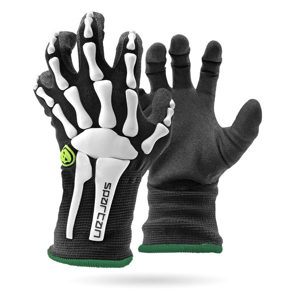 Infamous Paintball Spartan Skeleton Bones Gloves - Small (7)