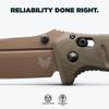 Benchmade - Adamas Tactical Knife, Plain Edge, Drop-Point Blade with Olive Drab Green G10 Handle (275FE-2) view 3