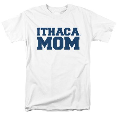 Ithaca College Official Mom Unisex Adult T-Shirt, White, 4X-Large