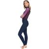 Roxy Womens 3/2 Roxy Rise Collection Back Zip GBS Wetsuit - Navy Nights/Red Plum/Garnet | 2 view 2