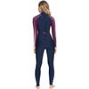 Roxy Womens 3/2 Roxy Rise Collection Back Zip GBS Wetsuit - Navy Nights/Red Plum/Garnet | 2 view 3
