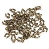 Acxico 100Pcs Tibetan Silver Lucky Dainty Horse Shoe Charms 12mm Jewellery Beading view 4